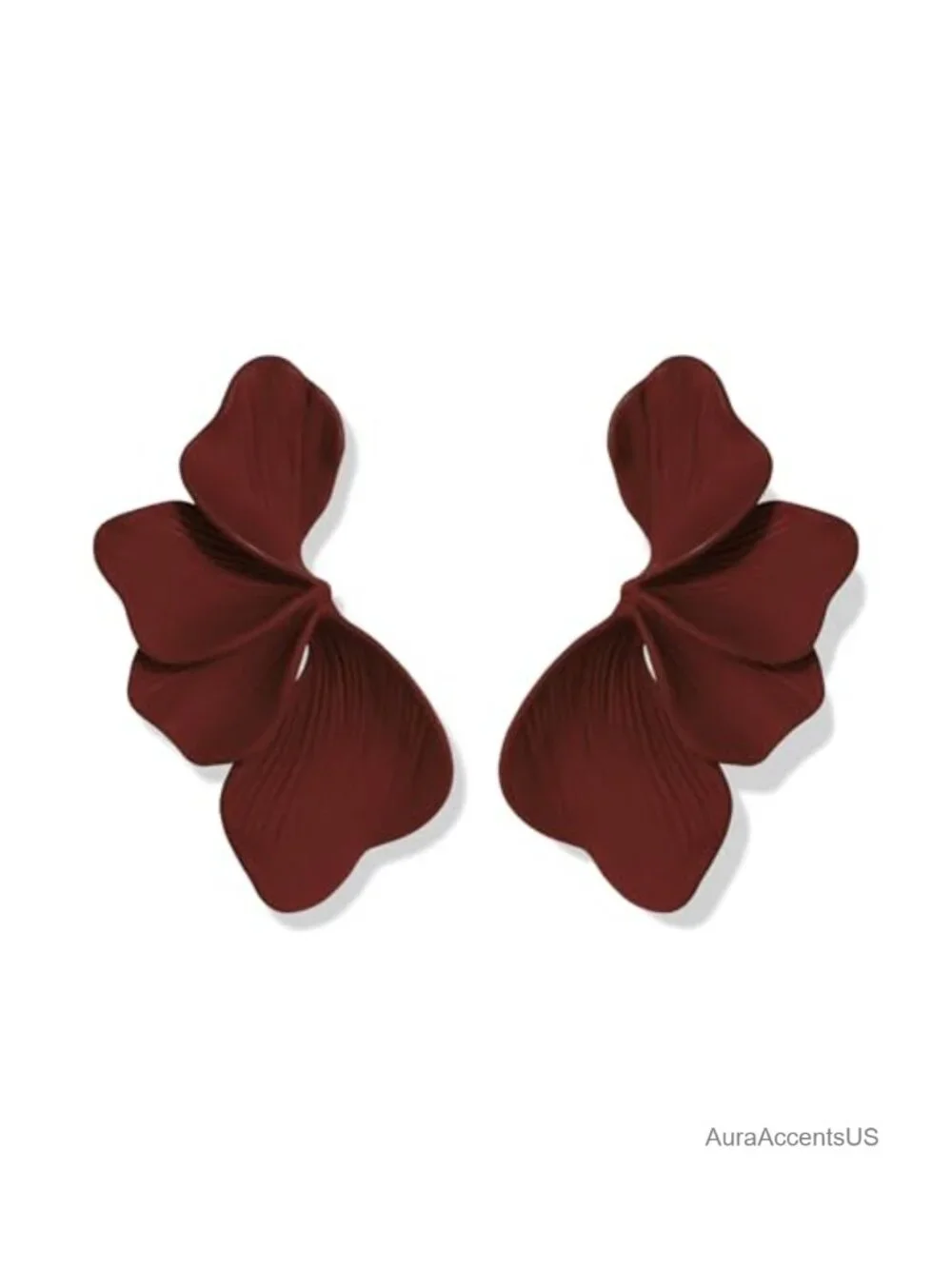 Lightweight Chunky Floral Dangle Earrings for Women Boho Statement Jewelry Gift